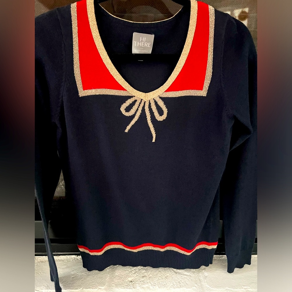 Women’s Holiday sweater. Hi There by Karen Walker from Anthropologie. Size M